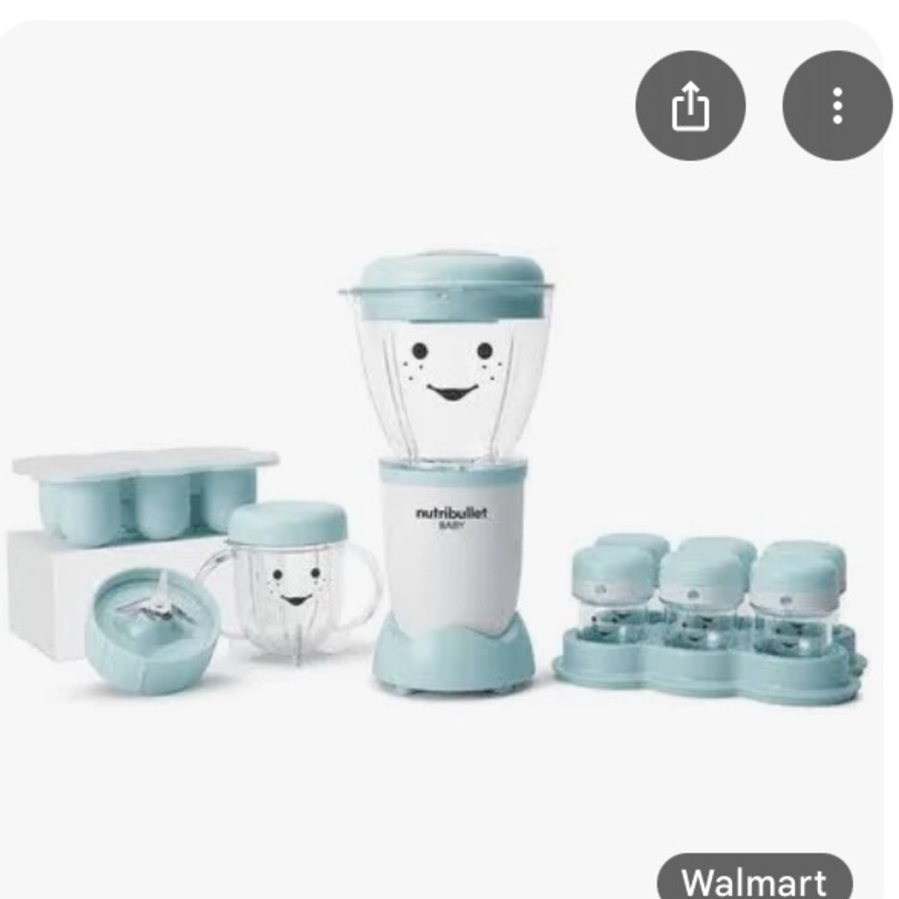 Nutribullet Baby Mint Compact Blender & Food Prep Set